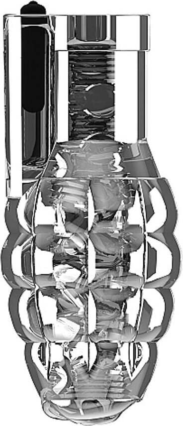 Masturbatore Vibrante Maschile a Forma di Granata Trasparente con Scanalature interne - Stroker - With Vibrating Bullet – Translucent Salute e cura della persona/Erotismo e contraccezione/Sex toys/Masturbatori maschili/Masturbatori a coppa e accessori/Masturbatori a coppa elettrici Kondorama - Martinsicuro, Commerciovirtuoso.it