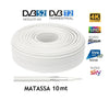 Matassa 10 mt. cavo Sat e Terrestre 0,49mm