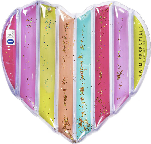 Materassino da Spiaggia Swim Essentials -Rainbow Heart Giochi e giocattoli/Sport e giochi all'aperto/Giochi aquatici e piscine per bambini/Canotti e gonfiabili galleggianti La Casa Del Bebè - Napoli, Commerciovirtuoso.it