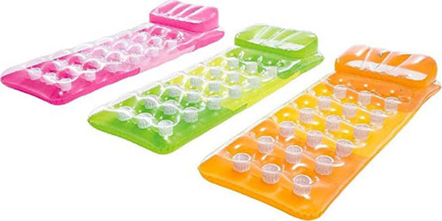 Materassino galleggiante con cuscino 190 Cm, per mare e piscina, colori misti Giochi e giocattoli/Sport e giochi all'aperto/Giochi aquatici e piscine per bambini/Canotti e gonfiabili galleggianti La Zappa - Altamura, Commerciovirtuoso.it