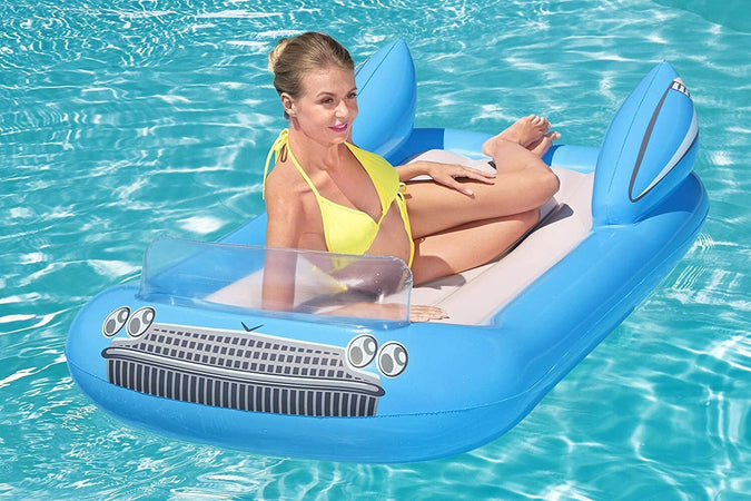 Materassino Gonfiabile Convertibile A Forma Di Auto Mare Piscina 190 X 128 Cm Giochi e giocattoli/Sport e giochi all'aperto/Giochi aquatici e piscine per bambini/Canotti e gonfiabili galleggianti Trade Shop italia - Napoli, Commerciovirtuoso.it