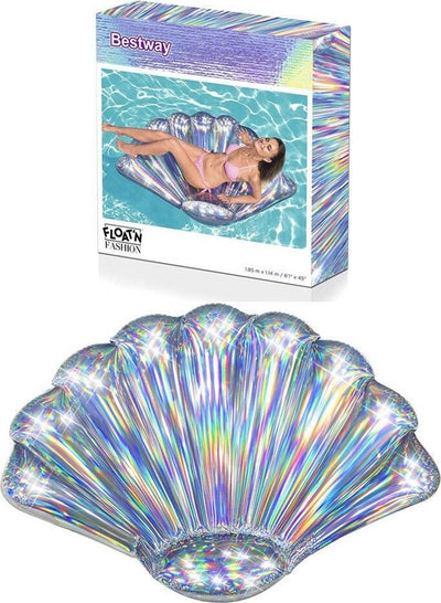 Materassino Gonfiabile Lounge Conchiglia Iridescente 185x114cm Mare Piscina 43414 Giochi e giocattoli/Sport e giochi all'aperto/Giochi aquatici e piscine per bambini/Canotti e gonfiabili galleggianti Trade Shop italia - Napoli, Commerciovirtuoso.it
