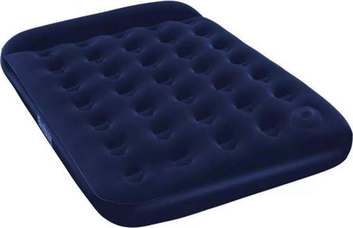 Materassino gonfiabile per casa e campeggio con pompa incorporata h 28 cm