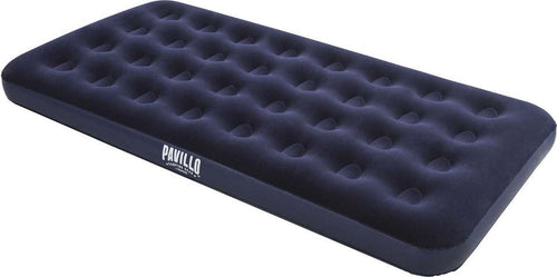 Materassino gonfiabile per casa e campeggio floccato h 22 cm