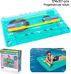 Materassino Gonfiabile Retro Beats Fashion Cassetta 174x117cm Portaoggetti 43649 Giochi e giocattoli/Sport e giochi all'aperto/Giochi aquatici e piscine per bambini/Canotti e gonfiabili galleggianti Trade Shop italia - Napoli, Commerciovirtuoso.it