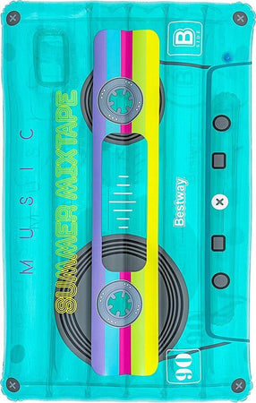 Materassino Gonfiabile Retro Beats Fashion Cassetta 174x117cm Portaoggetti 43649 Giochi e giocattoli/Sport e giochi all'aperto/Giochi aquatici e piscine per bambini/Canotti e gonfiabili galleggianti Trade Shop italia - Napoli, Commerciovirtuoso.it