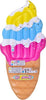 Materassino-Isola-Gonfiabile-Cono-Gelato-In-Pvc-Mare-Piscina-170-X-79cm