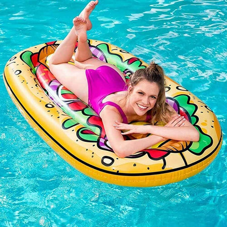 Materassino Isola Gonfiabile Stampa Hot Dog Pvc Mare Piscina 190 X 109 Cm Giochi e giocattoli/Sport e giochi all'aperto/Giochi aquatici e piscine per bambini/Canotti e gonfiabili galleggianti Trade Shop italia - Napoli, Commerciovirtuoso.it