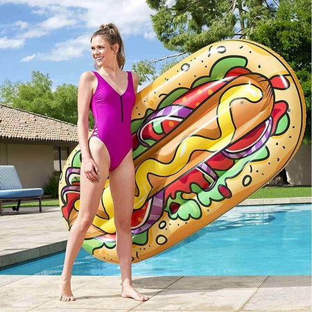 Materassino Isola Gonfiabile Stampa Hot Dog Pvc Mare Piscina 190 X 109 Cm Giochi e giocattoli/Sport e giochi all'aperto/Giochi aquatici e piscine per bambini/Canotti e gonfiabili galleggianti Trade Shop italia - Napoli, Commerciovirtuoso.it