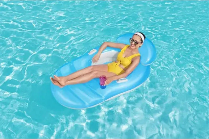 Materassino Poltrona Luxe Relaxer Lounge Sedile In Rete 152x102cm Piscina 43646 Giochi e giocattoli/Sport e giochi all'aperto/Giochi aquatici e piscine per bambini/Canotti e gonfiabili galleggianti Trade Shop italia - Napoli, Commerciovirtuoso.it