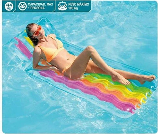Materassino Rainbow Gonfiabile 203x84cm Cuscino Integrato Piscina Mare Lago 58724 Giochi e giocattoli/Sport e giochi all'aperto/Giochi aquatici e piscine per bambini/Canotti e gonfiabili galleggianti Trade Shop italia - Napoli, Commerciovirtuoso.it