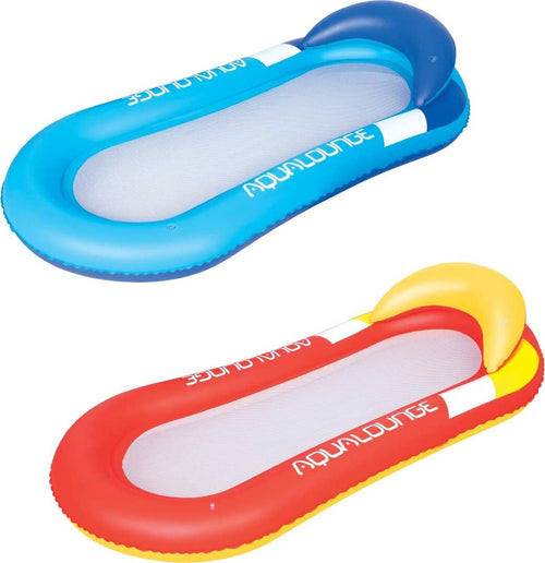 Materassino singolo gonfiabile da mare e piscina con rete 160 x 84 cm