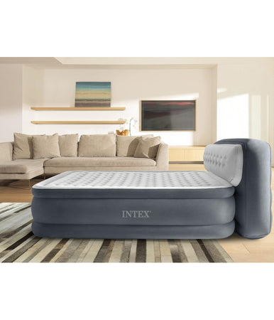 Materasso Dura-beam Con Schienale Tecnologia Fiber Tech Pompa Incorporata Blu Navy