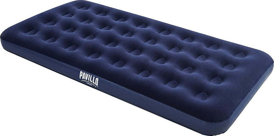 Materasso Gonfiabile Singolo Airbed Blu Floccato Plus 188x99x22cm Campeggi 67001 Giochi e giocattoli/Sport e giochi all'aperto/Giochi aquatici e piscine per bambini/Canotti e gonfiabili galleggianti Trade Shop italia - Napoli, Commerciovirtuoso.it