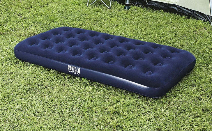 Materasso Gonfiabile Singolo Airbed Blu Floccato Plus 188x99x22cm Campeggi 67001 Giochi e giocattoli/Sport e giochi all'aperto/Giochi aquatici e piscine per bambini/Canotti e gonfiabili galleggianti Trade Shop italia - Napoli, Commerciovirtuoso.it