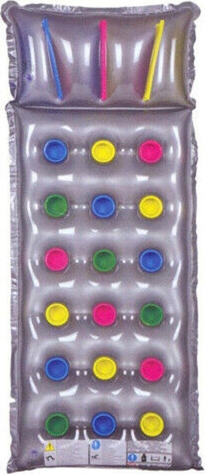 Materasso Gonfiabile Singolo Materassino 1 Posto 188x72cm Argento Mare Spiaggia Giocattoli e infanzia > Piscine > Canotti e Gonfiabili Trade Shop italia - Napoli, Commerciovirtuoso.it