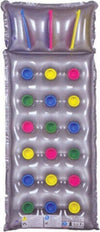 Materasso-Gonfiabile-Singolo-Materassino-1-Posto-188x72cm-Argento-Mare-Spiaggia