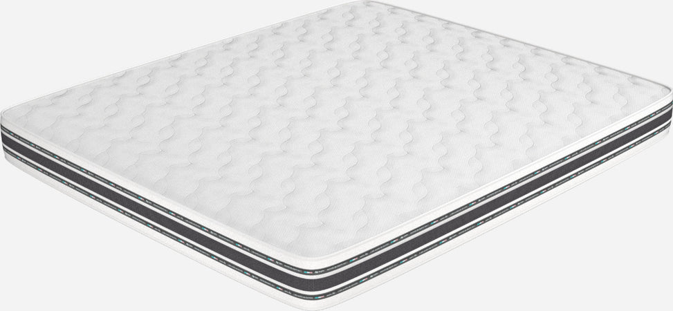 Materasso-Matrimoniale-a-Molle-Bonnel-e-Memory,-alto-26-cm---Box-System,-Traspirante-|-Rubino-MiaSuite