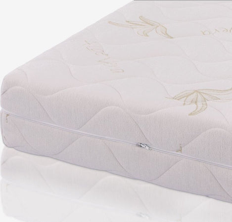 Materasso-Matrimoniale,-alto-17-cm---Memory,-Sfoderabile,-Rivestimento-in-Aloe-Vera-|-Baldo-MiaSuite