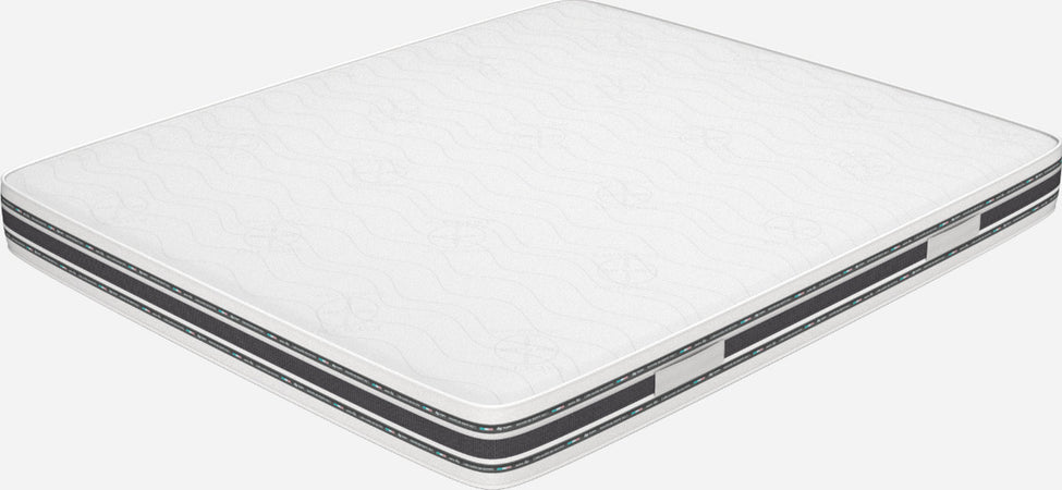 Materasso-Matrimoniale,-alto-22-cm---Memory-Foam,-Rivestimento-Silver,-Ergonomico-|-Sommo-MiaSuite