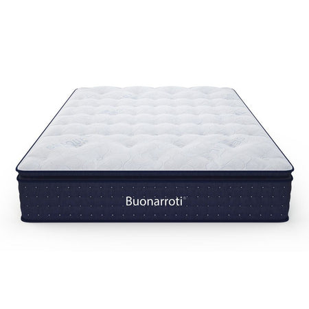 Materasso matrimoniale Atria in memory foam, con tessuto a maglia e molle insacchettate 160x190x33 cm.