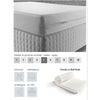 Materasso matrimoniale Gravity antibatterico sfoderabile 160x190xH15 cm