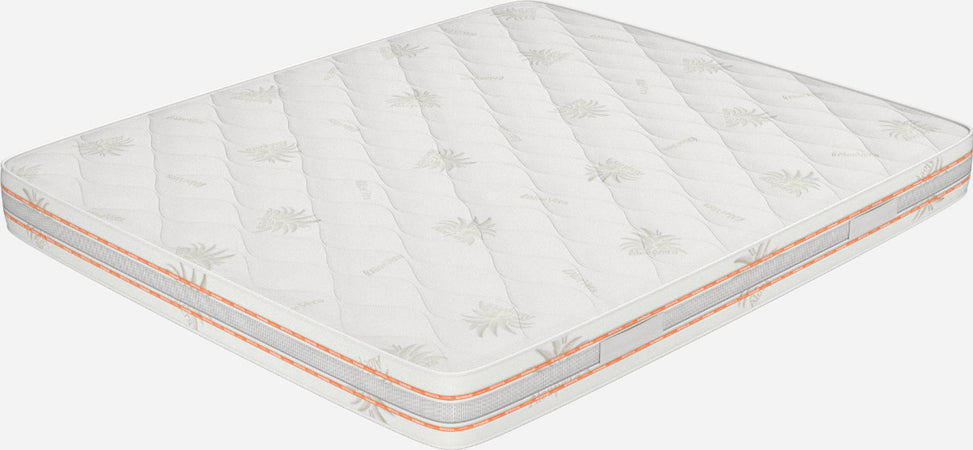 Materasso-Matrimoniale-Memory,-alto-25-cm---Rivestimento-in-Aloe-Vera,-Traspirante-|-Top-H25-MiaSuite