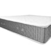 Materasso matrimoniale Palladio con bordo grigio 160x190x25 H cm. in schiuma poliuretanica e memory non sfoderabile