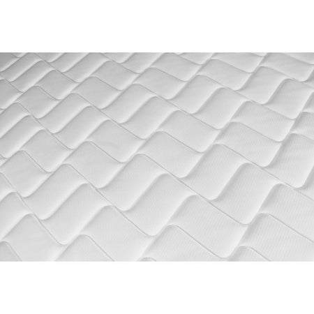 Materasso matrimoniale Palladio con bordo grigio 160x190x25 H cm. in schiuma poliuretanica e memory non sfoderabile