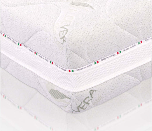 Materasso-Memory-Alla-Francese,-alto-21-cm---Sfoderabile,-Rivestimento-in-Aloe-Vera,-Traspirante-|-Deluxe-MiaSuite