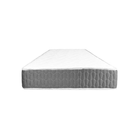 Materasso singolo Palladio con bordo grigio 80x190x25 H cm. in schiuma poliuretanica e memory non sfoderabile