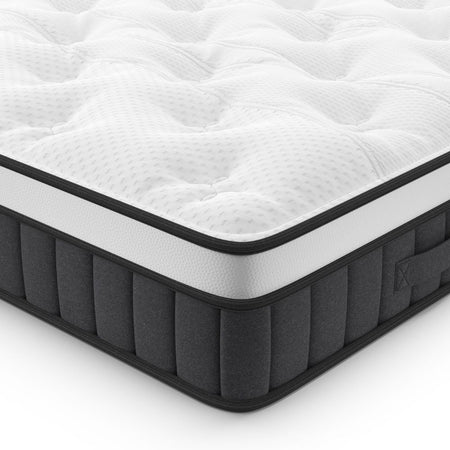 Materasso singolo Pici con tessuto a maglia e molle insacchettate 80x190x21H cm.