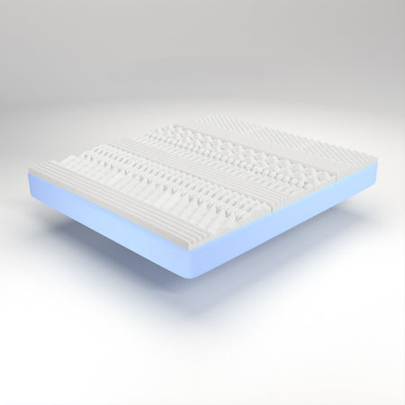 Materasso-Una-Piazza-e-Mezza,-alto-22-cm---Memory-Foam,-Rivestimento-Aloe-Vera,-Traspirante-|-Top-H22-MiaSuite