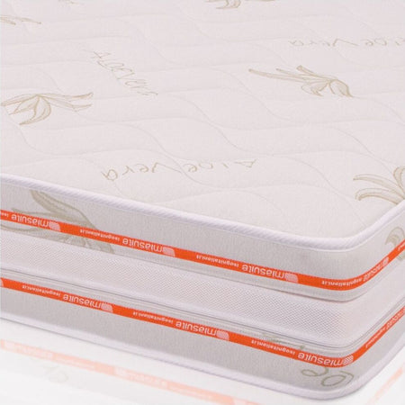 Materasso-Una-Piazza-e-Mezza-Memory,-alto-25-cm---Rivestimento-in-Aloe-Vera,-Traspirante-|-Top-H25-MiaSuite