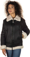 Matilde---Giacca-Donna-Nera-in-vero-montone-Shearling