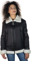Matilde---Giacca-Donna-Nera-in-vero-montone-Shearling