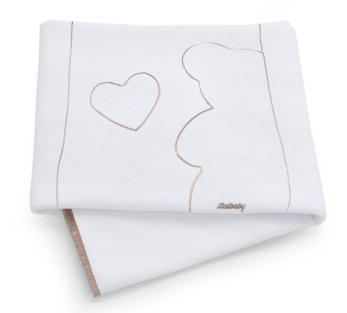 Copertina Lettino in Cotone Piquè Italbaby Matisse