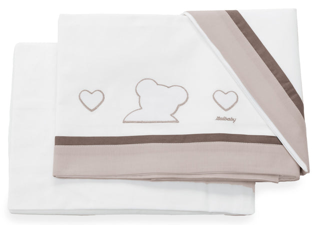 Set Lenzuola Lettino Italbaby Matisse 3Pz