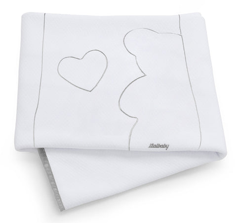 Copertina Lettino in Cotone Piquè Italbaby Matisse