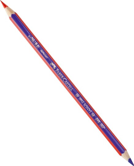 Matita bicolore sottile - rosso-blu - Faber Castell [multipack] 12 pezzi Cancelleria e prodotti per ufficio/Penne matite scrittura e correzione/Matite/Matite di legno Eurocartuccia - Pavullo, Commerciovirtuoso.it