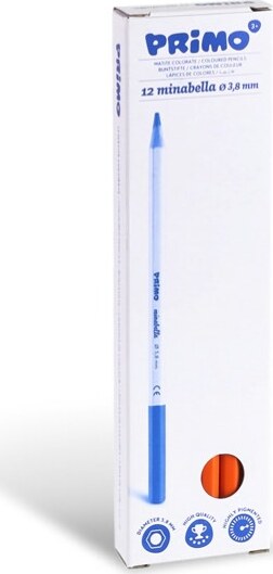 Matita colorata Minabella - diametro mina 3 8 mm - arancione chiaro - Primo [multipack] 12 pezzi Giochi e giocattoli/Attività creative/Accessori per disegnare e colorare/Pennelli Eurocartuccia - Pavullo, Commerciovirtuoso.it