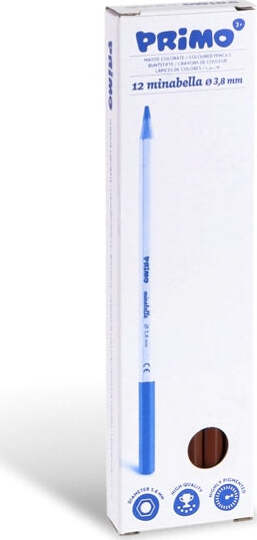 Matita colorata Minabella - diametro mina 3 8 mm - siena bruciata - Primo [multipack] 12 pezzi Giochi e giocattoli/Attività creative/Accessori per disegnare e colorare/Pennelli Eurocartuccia - Pavullo, Commerciovirtuoso.it