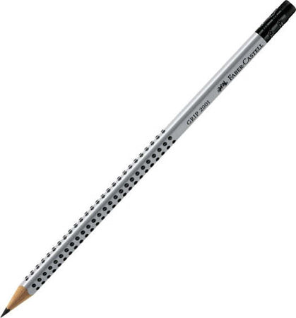 Matita di grafite Grip 2001 - gradazione HB - triangolare - con gommino - Faber Castell [multipack] 12 pezzi Cancelleria e prodotti per ufficio/Penne matite scrittura e correzione/Matite/Matite di legno Eurocartuccia - Pavullo, Commerciovirtuoso.it