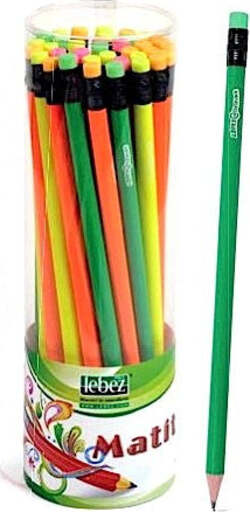Matita-HB-Neon-con-gomma-Lebez-80328