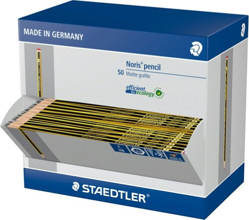 Matita in grafite Noris - gradazione HB - Staedtler - conf. 50 pezzi Cancelleria e prodotti per ufficio/Penne matite scrittura e correzione/Matite/Matite di legno Eurocartuccia - Pavullo, Commerciovirtuoso.it