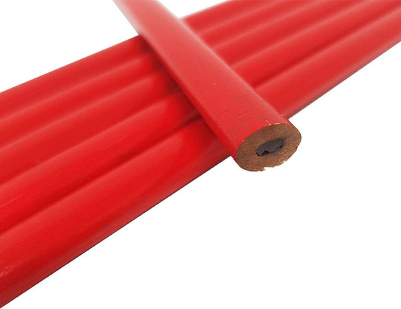 Matita rossa per falegname a punta tenera di alta qualità lunga 30 cm Fai da te/Utensili elettrici e a mano/Strumenti di misura e layout/Matite per falegname La Zappa - Altamura, Commerciovirtuoso.it