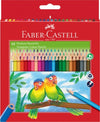 Matite colorate Eco triangolari - mina 3 mm - Faber Castell - astuccio 48 pezzi con temperino Giochi e giocattoli/Attività creative/Accessori per disegnare e colorare/Pennelli Eurocartuccia - Pavullo, Commerciovirtuoso.it