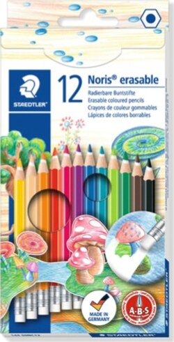 Matite colorate Noris 144 - cancellabili - colori assortiti Staedtler - astuccio 12 pezzi Giochi e giocattoli/Attività creative/Accessori per disegnare e colorare/Pennelli Eurocartuccia - Pavullo, Commerciovirtuoso.it
