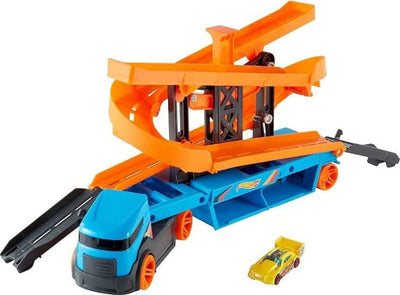 MATTEL-HOT-WHEELS-LIFT-AND-LAUNCH-TRASPORTATORE-SOLLEVA-E-LANCIA