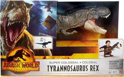 Mattel Jurassic World Super Colossal Tirannosauro Rex Snodato Gioco per Bambini Giochi e giocattoli/Personaggi giocattolo/Dinosauri e creature preistoriche Cartoleria Deja Vu - Crotone, Commerciovirtuoso.it